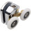 Shower Door Roller, 4 Double Rollers For Shower Door Sliding Rollers Door Replacement Wheel 6