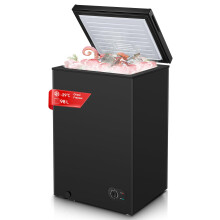 98L Chest Freezer with Removable Baskets Upright Freestanding