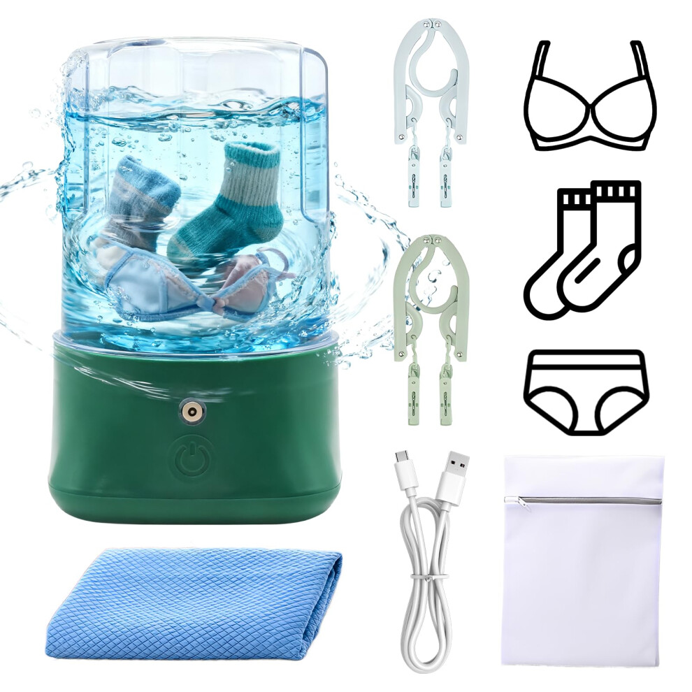 Gonggi Mini Portable Underwear Washing Machine, Turbo Travel Washing Machines