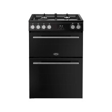 Belling 60cm wide Double Oven Dual Fuel BEL FSA VISION 60DF Cooker - B