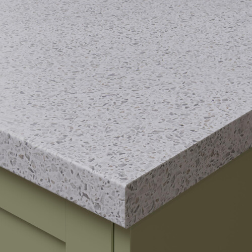 Plus Lunar Quartzstone Postformed Laminate Kitchen Worktop 3000mm