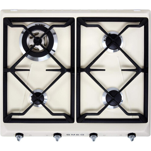 Smeg Gas Hob - Cream