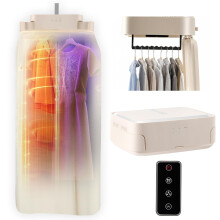 Foldable Mini Clothes Dryer, 600W Portable Compact Laundry