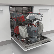 SHARP QW-NI4I47EX-EN, 45 cm Integrated Dishwasher, 13 Place