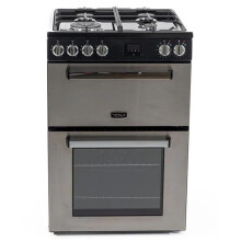 Tesla Dual Fuel Cooker - Freestanding Stainless Steel,