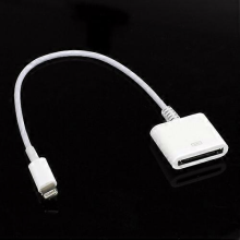 Apple Lightning to 30-pin Adapter Cable Compatible with iPhone 5/iPod Touch 5/iPod Nano 7/iPad Mini (22cm)