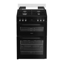 HDG6GDCB1 60cm Freestanding Gas Cooker with Double Oven,