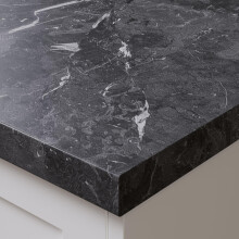 Plus Marquina Marble Postformed Laminate Kitchen Worktop 3000mm