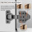 20 Pack Full Overlay Soft Close Cabinet Hinges 105 Frameless 3 Way Adjustable 5