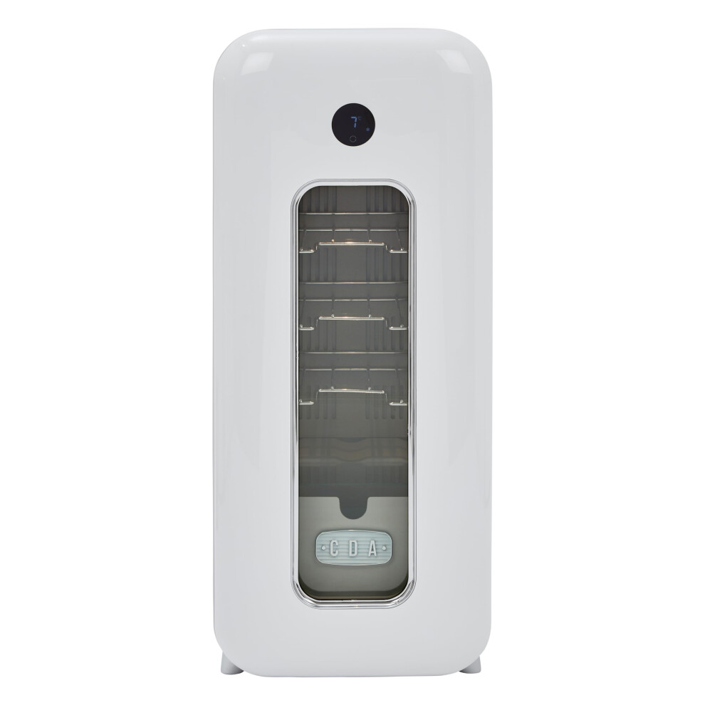 Cda Products Retro Freestanding Drinks Cooler With Built In Wireless Phone Charger