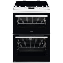 AEG 6000 SurroundCook CIX6540ACW 60cm Double Oven Electric
