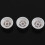 White Black 1 Volume&2 Tone Guitar Control Knobs for Strat Style Guitar 6