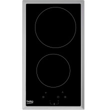 Beko HDMC32400TX 30cm Electric Ceramic Domino Hob with
