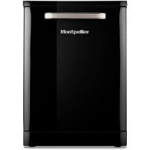 13 Place Settings Freestanding Dishwasher - Black
