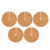 Natural Round Flat Mat Crafted from Coconut Husk 1