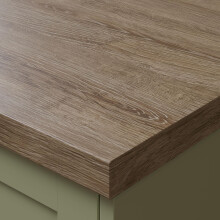 Plus Mondego Oak Postformed Laminate Kitchen Worktop 3000mm