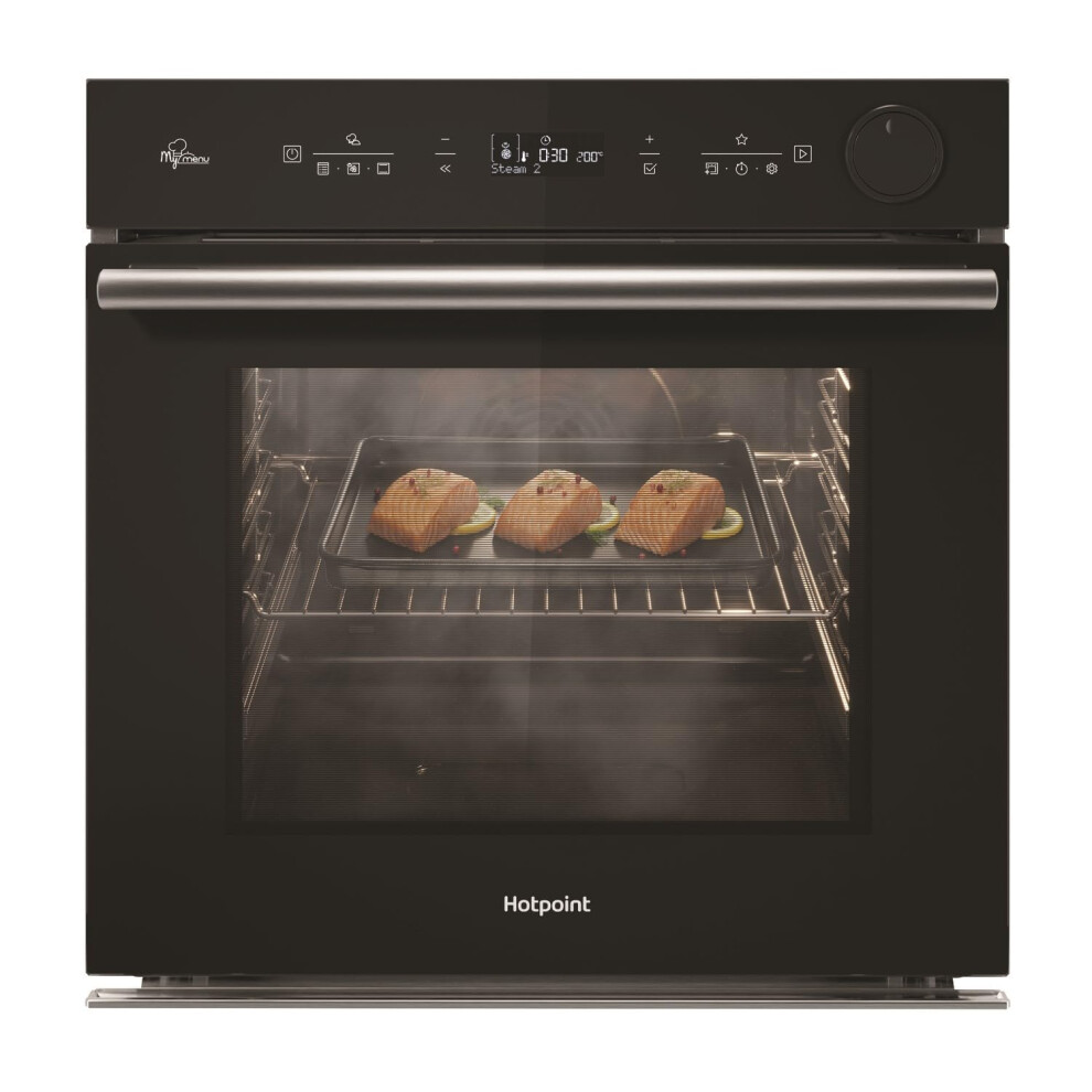 Hotpoint Class 4 Air Fry Electric Single Oven Black