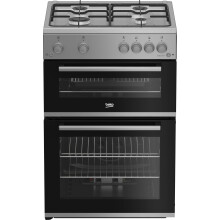 Beko 60cm Gas Cooker - Silver - A+