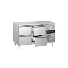 GGM Gastro Commercial Refrigerated Counter Fridge, 282L Capacity,