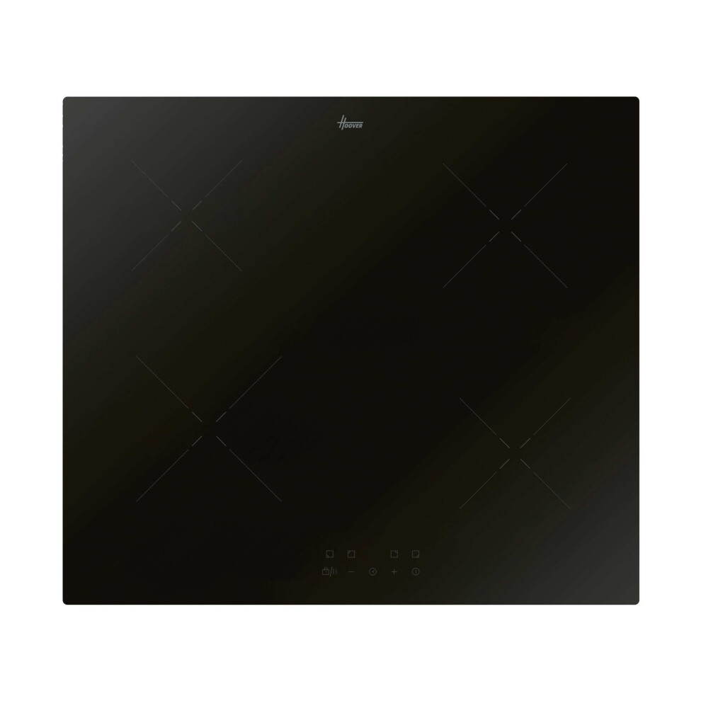 Hoover Hi642bcb 60 Cm Induction Hob, 4 Zones, Black