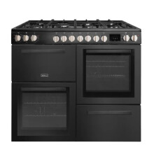 Tesla Dual Fuel Cooker - Freestanding Black, A/A/A