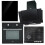 Baridi Kitchen Appliance Bundle 60cm, Integrated Fan-Assisted Oven, Bl 1