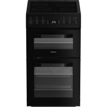 HDE5VDCB 50cm Ceramic Electric Cooker with Double Oven,