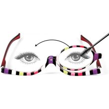 25-26 2 Pack Magnifying Makeup Glasses Eye Make Up Spectacles Flip Down Lens Folding Cosmetic Womens Reading Glasses +2.50