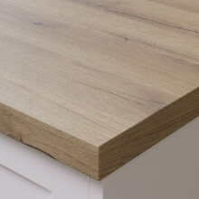 Bushboard Omega Premium Modern Ashdown Oak Square Edge