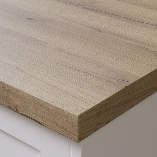 Bushboard Omega Premium Modern Ashdown Oak Square Edge