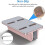 Vertical Laptop Stand,aluminum Adjustable - Pink 5