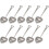 10 Stück herzförmige Tee-Eier-Herzförmige Tee-Eier aus Netzgewebe 2