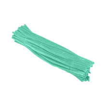 Pijpenragers in diverse kleuren, 6 mm 12 inch, 100 stuks