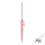 Elektrischer Lockenstab, 9 mm Durchmesser, rosa, ABS 1