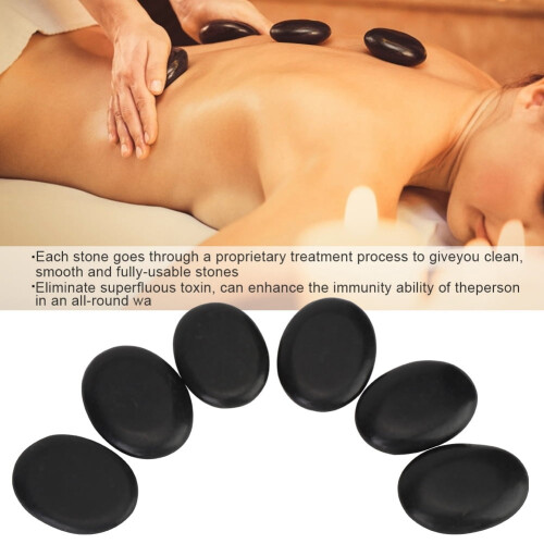 Basalt Hot Stone Massagesæt 12 stk.