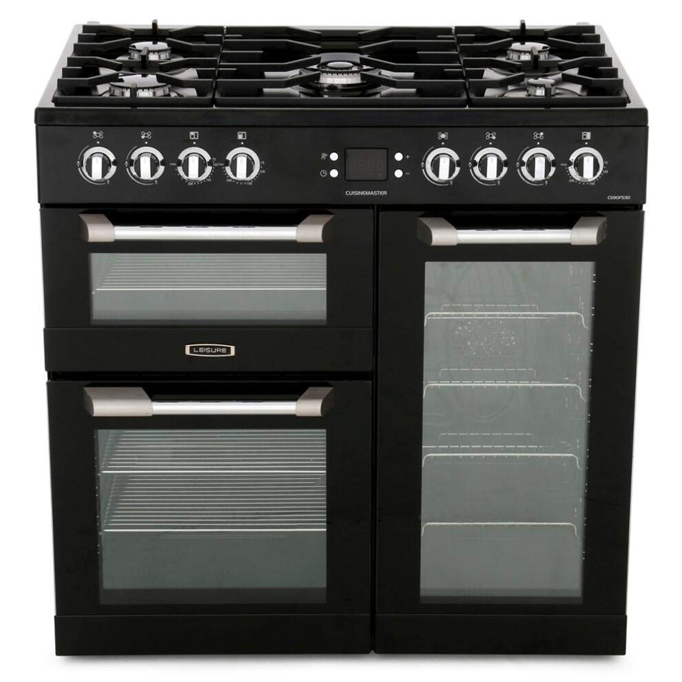 Leisure Cuisinemaster Cs90f530k 90Cm Dual Fuel Range Cooker Black