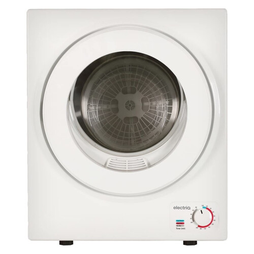 electriQ Mini Tabletop Compact 2.5kg Vented Tumble Dryer