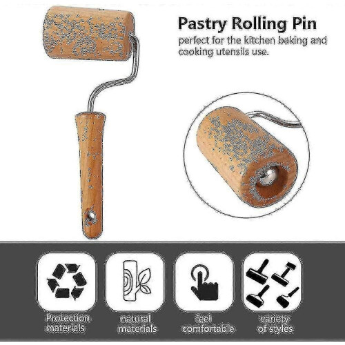 Rolling Pastry And Pizza Baker Rolls Wooden Baking Kitchen Appliance Multi-way Packaging 2