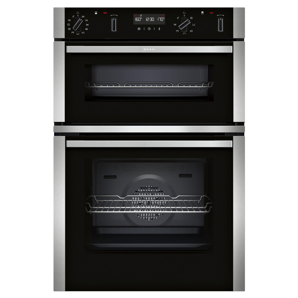 Neff N50 U2acm7hh0b Double Oven With Pyrolytic Self