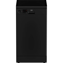 Beko DVS04020B Slimline Dishwasher - Black - E