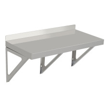 Étagère murale en acier inoxydable, capacité de 181 kg (400 lb).