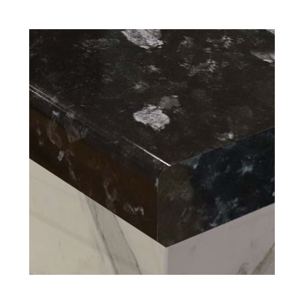Black Flint Kitchen Worktop, Laminated Surface, 1.5M X 3045602342773