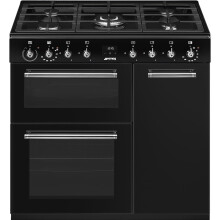 Smeg CX93GMBL 90cm Concert Dual Fuel Range Cooker