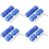 12Pcs Braided Engine Spark Plug Wire Hose Separator Clamp Fitting Kit for 8mm 9mm 10mm 1