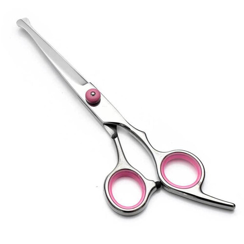 Ensemble de ciseaux de barbier de sécurité à tête ronde de 5 pouces