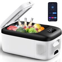 12V Car Fridge 18L, Camping Mini Fridge Freezer