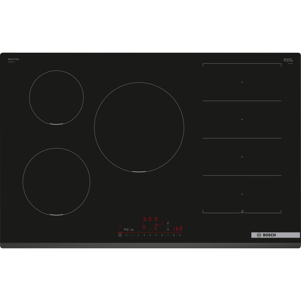 Bosch Pxv831hc1e Series 6, Built-In Induction Hob 80 Black