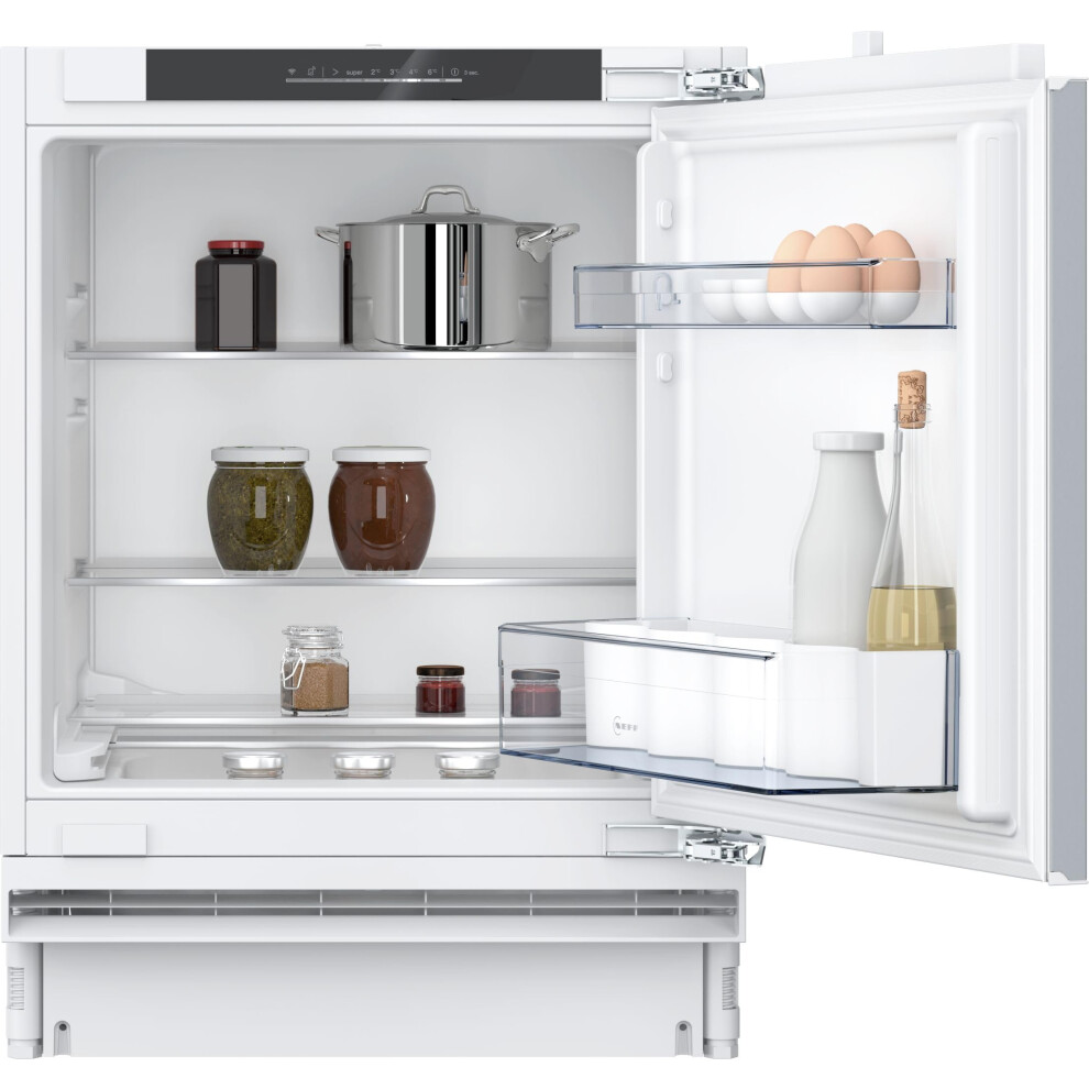 Neff N50 Ku1212fe0g Under Counter Fridge With Flat