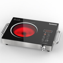 Karinear Portable Ceramic Hob with Handle, Single Freestanding