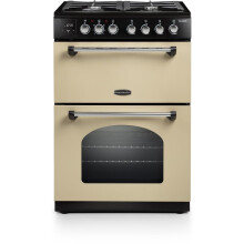 Rangemaster Classic CLA60DFFCR/C 60cm Dual Fuel Cooker, Double